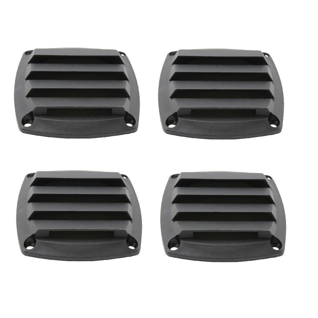 4Pcs Louvered Vents Marine Grade 3-1/4'' Boat Air Vent for 3'' Tube Hose