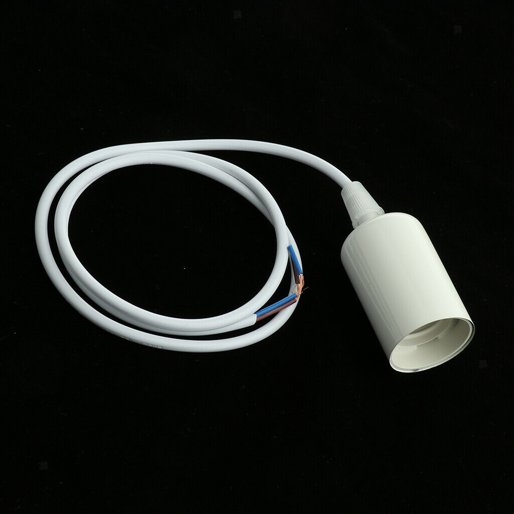 1 Pc Ceiling Lamp / Pendant Light Holder for E27 Screw-type Bulb Light White
