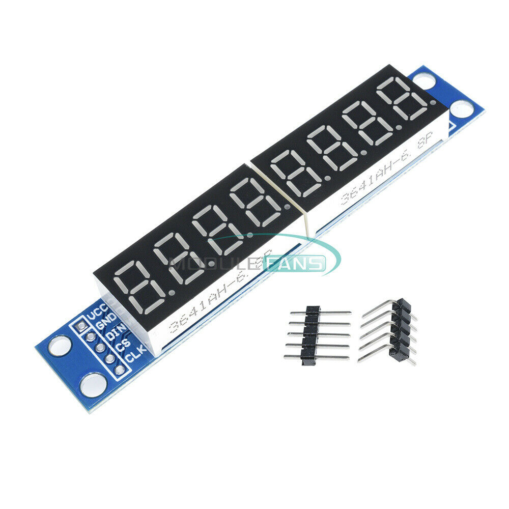 5PCS MAX7219 Dot 8-Digit Digital Red LED Display Module For Arduino Raspberry Pi