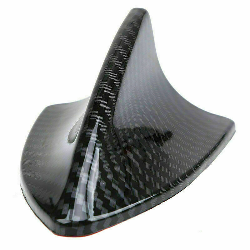 Universal Shark Fin Roof Antenna Aerial Carbon Fiber Style Black For BMW E46 E90