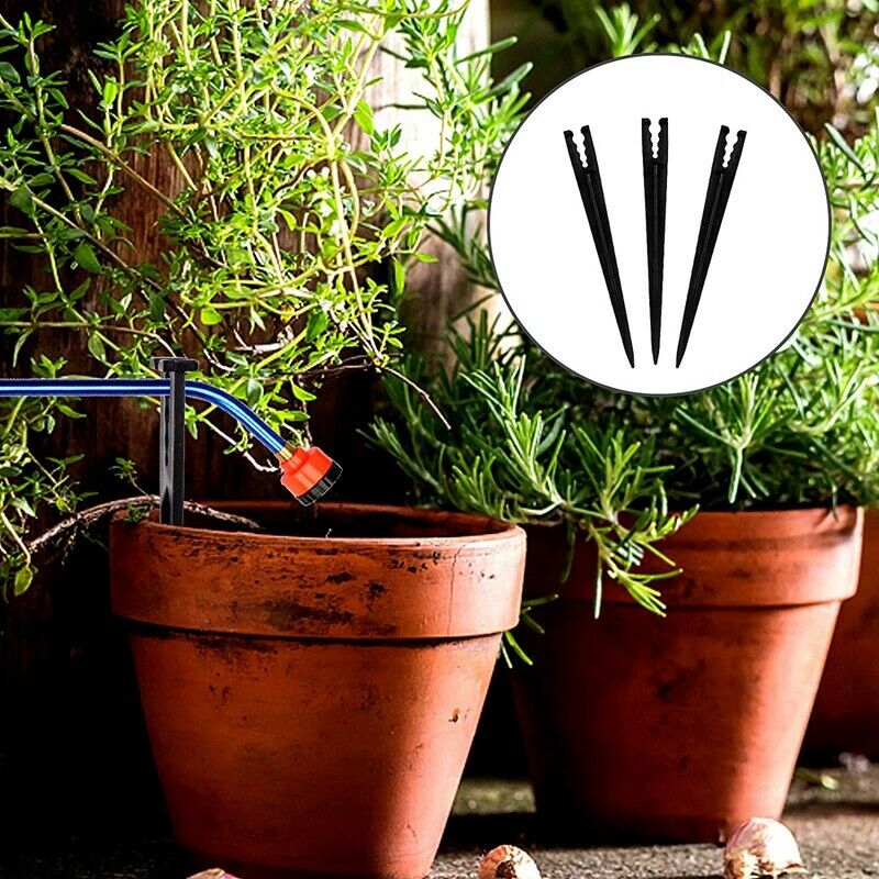 80PC Irrigation Support Stakes Universal Drip Tubing Hold Stakes for IrrigatK9G1