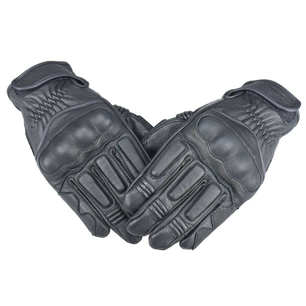 Touch Screen Leather Motorcycle Full Finger Gloves Motorbike Racing Moto L