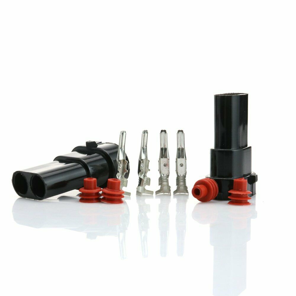 2pcs H8/H9/H11/880/881 Male HID Bulb Socket Xenon Halogen Headlight Adapter Plug