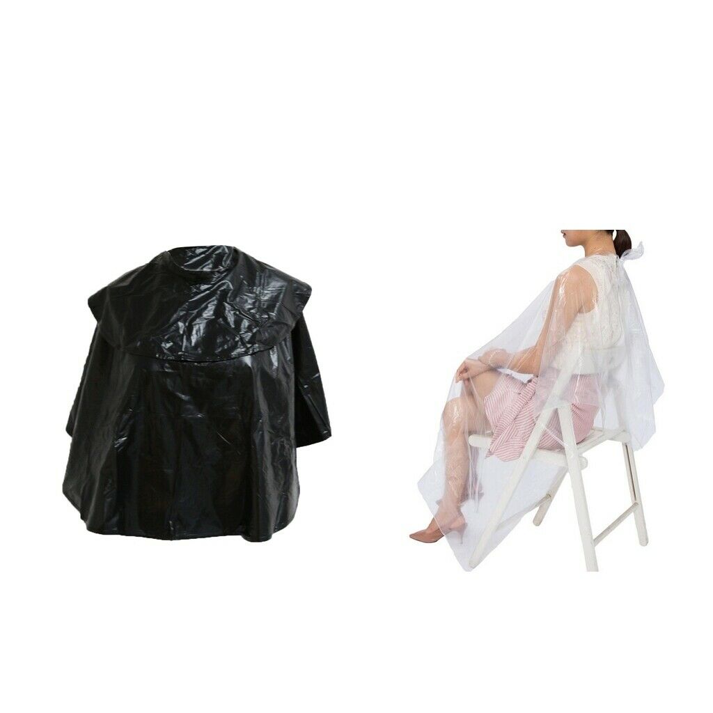 Waterproof Disposable Hair Cutting Cape Salon Gown Salon Capes Cloth Apron
