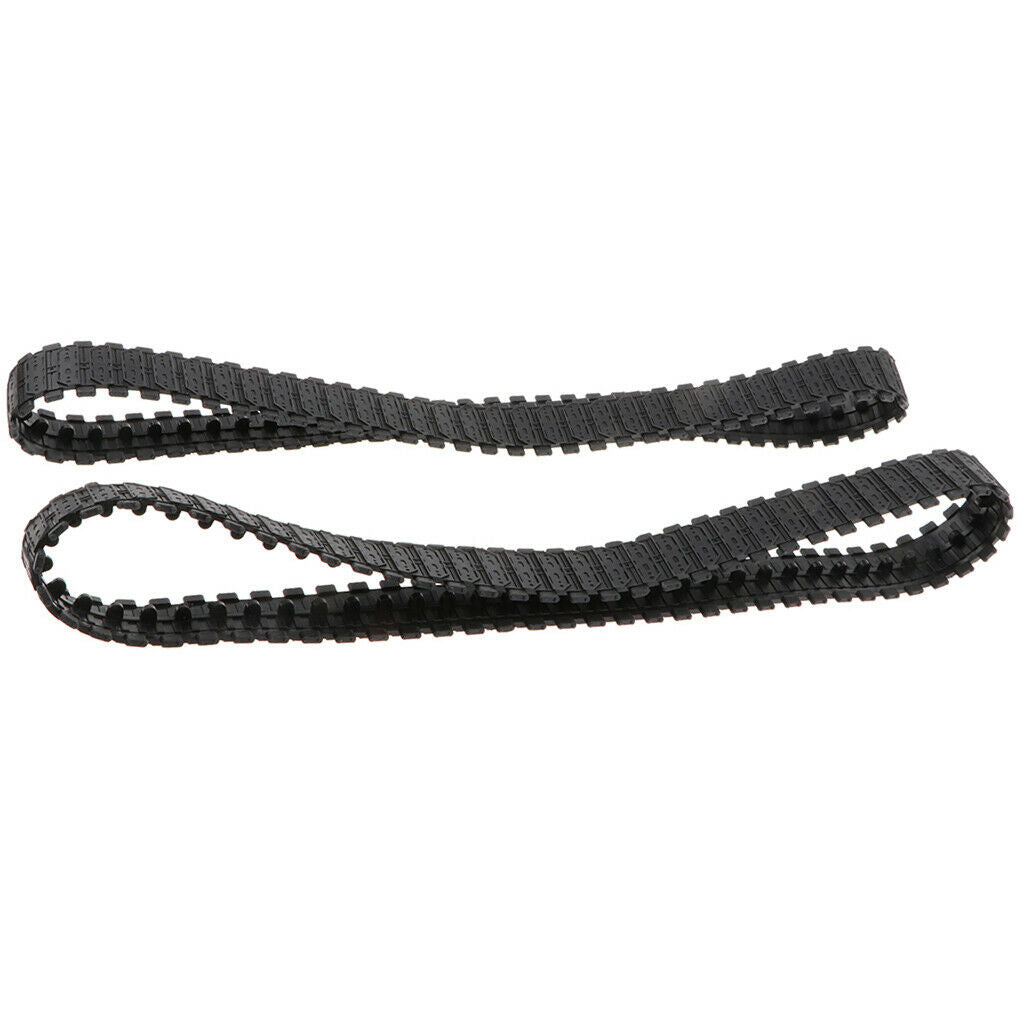 2 Pairs Of 66cm Rubber Tank Track For DIY Robot Replacement