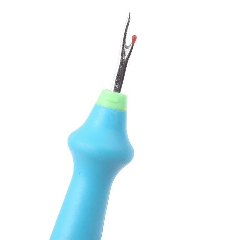 12cm TPR Handle Thread Cutter Seam Ripper Stitch Unpicker Craft Hand Tool Needle