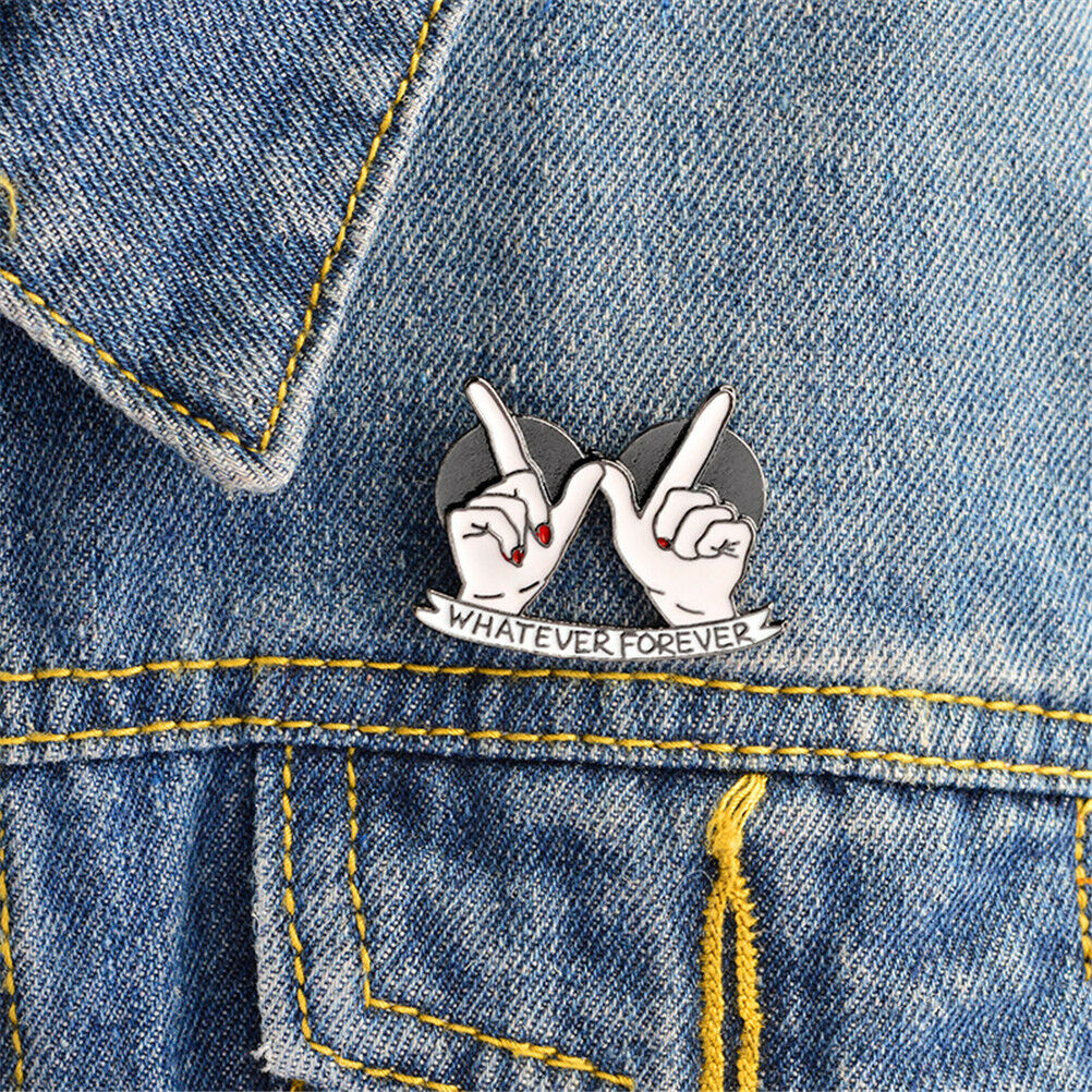 Whatever forever pin Hard enamel pin Brooch Lapel pin Gift for best frien.l8