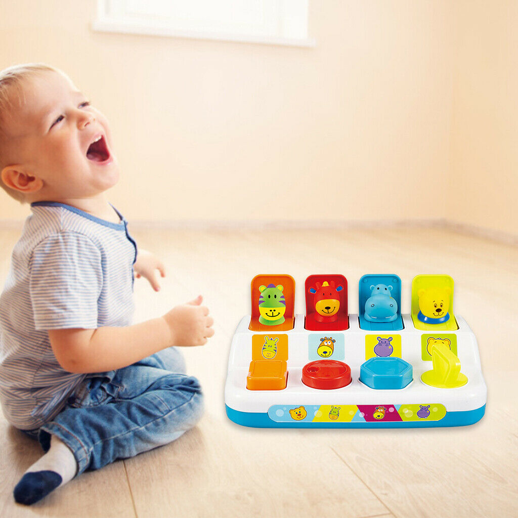 Cartoon Hide and Seek Game Baby Montessori Motor Skill Interactive Fun Toys