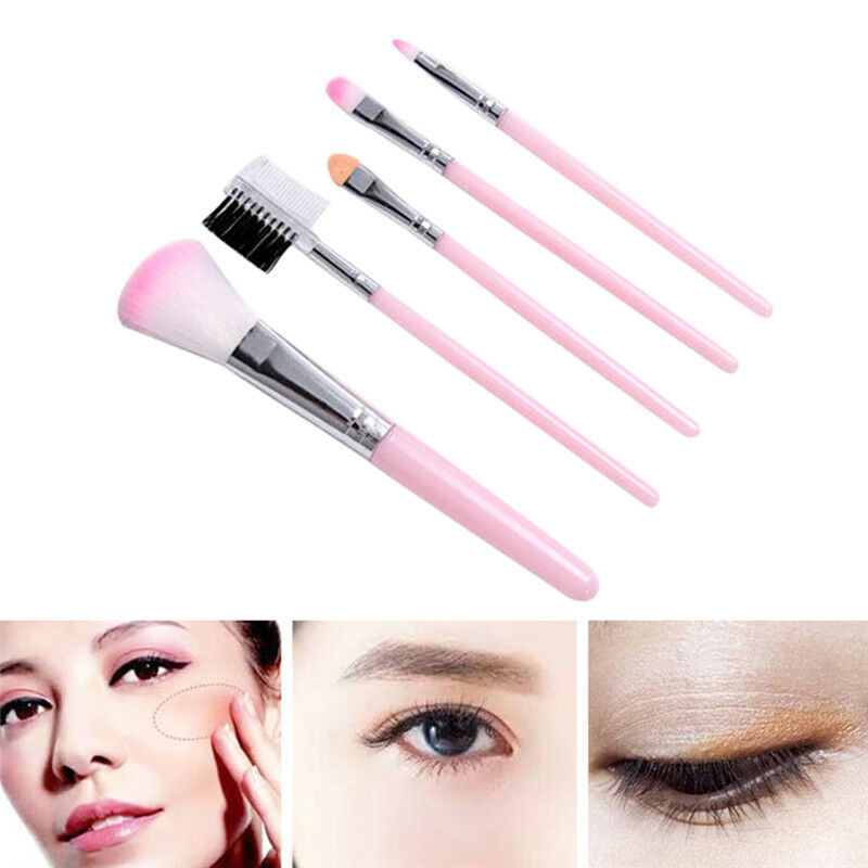 5xWomen Makeup Brush Eye Shadows Lipsticks Cosmetic Brushes Tools Set Kits Pip