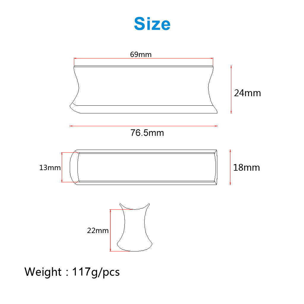 Guitar Tone Bar Slide Acoustic Electric Guitar Parts for Guitar Players