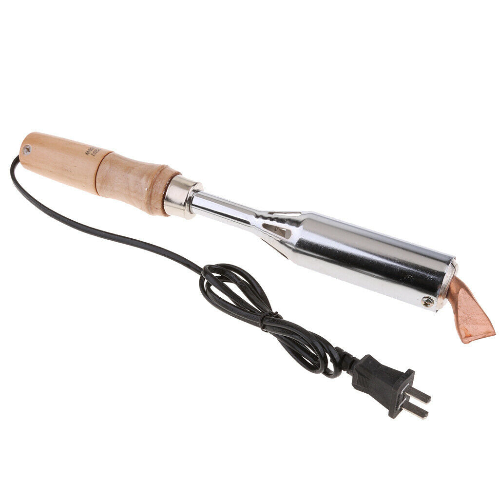 Electric soldering iron with insulated wooden handle welding tool 300W