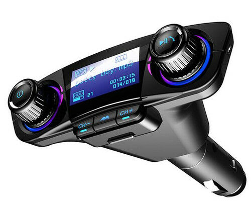 Car Bluetooth MP3 Player/ Charger /U-disk Memory Card Cigarette Lighter Connect