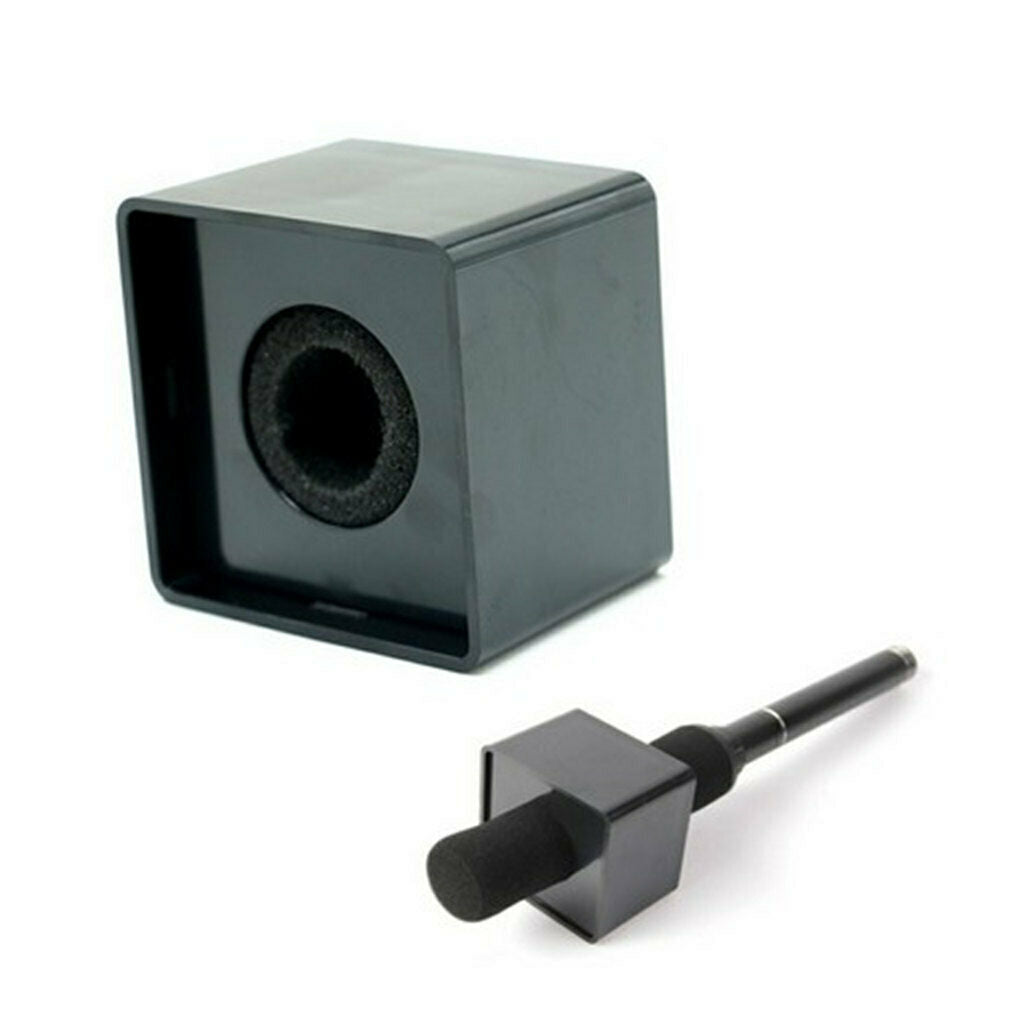 1pc Mic Microphone Mic  Flag Station + 5x Black Stage Microphone Foam