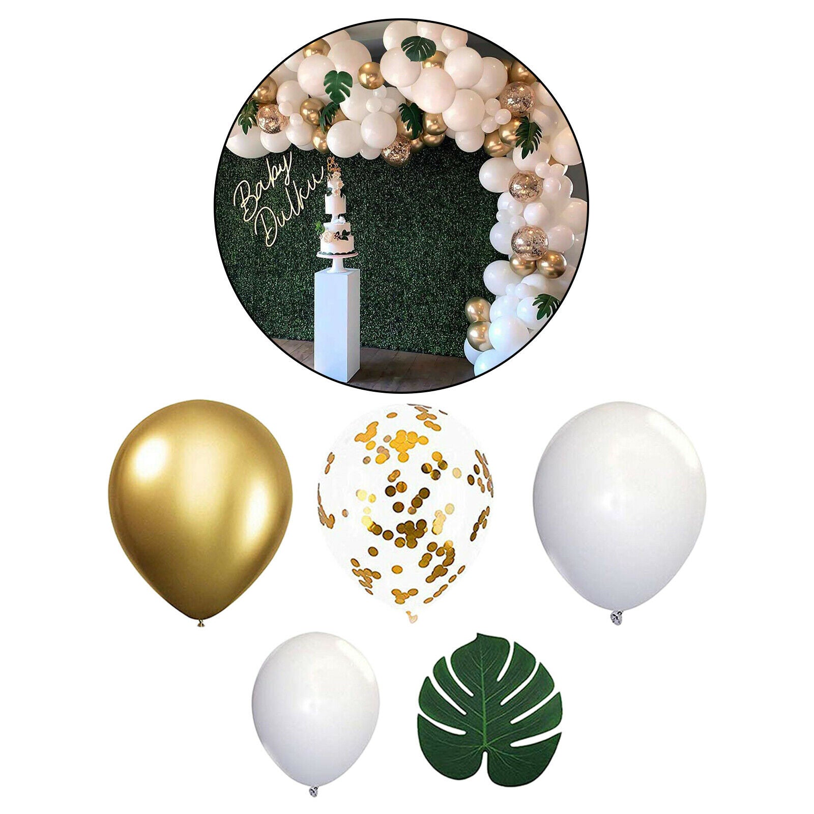 100/Set 12'' Pastel Party Balloons with Ribbon for Wedding Happy Birthday