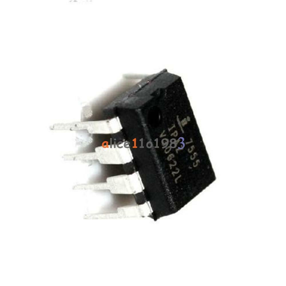 5PCS ICM7555IPA DIP8 IC OSC MONO TIMING 1MHZ  GOOD