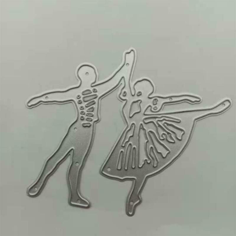 Dancing Metal Cutting Dies Stencil DIY Scrapbooking Album Paper Card Template