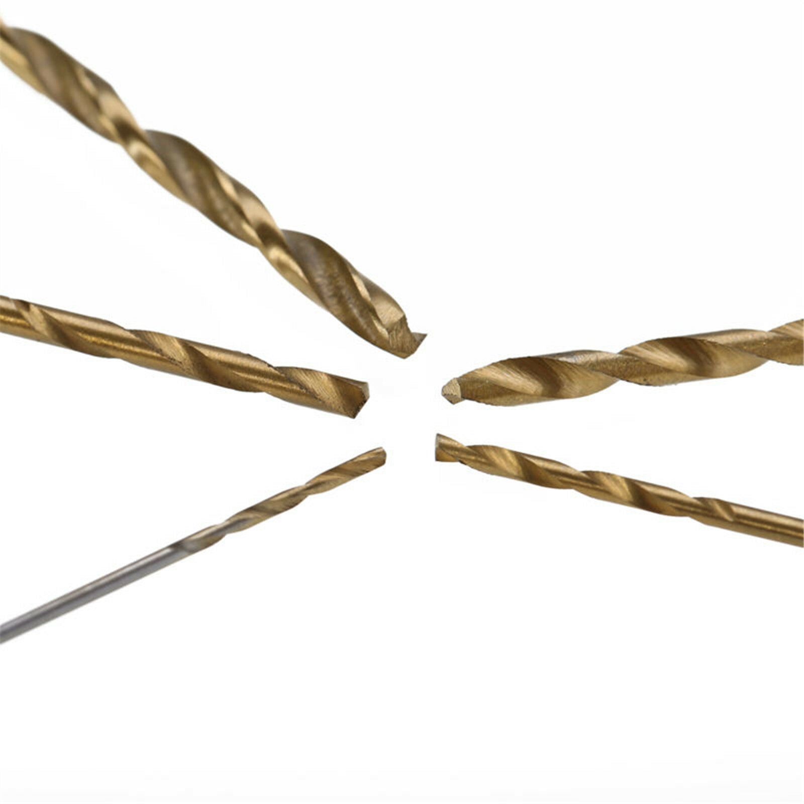 50PCS/Set Titanium Coated HSS High Speed Steel Drill Bit Tool 1/1.5/2/2.5/3mm