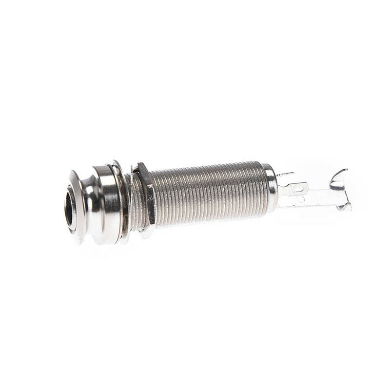 guitar endpin jack plug sockets for guitar 3 prong chrome threaded outpu.l8