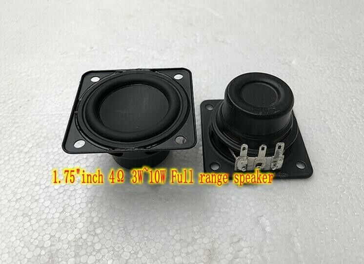 2pcs 1.75"inch 4Ω 3W~10W Neodymium full frequency speaker Loudspeaker For JBL