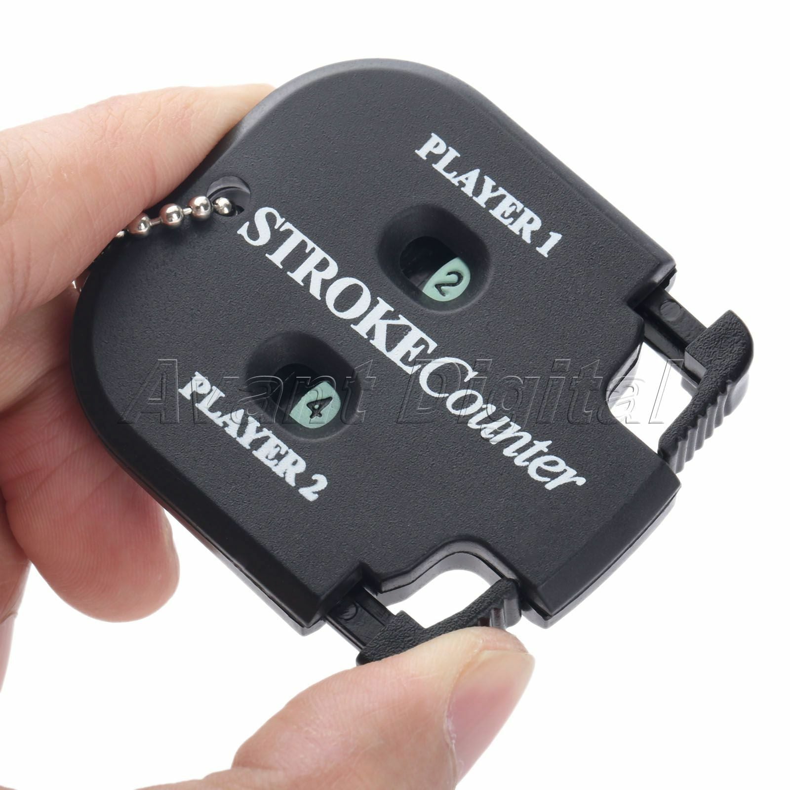 Golf Scoring Keeper Count Shot Putt Stroke Counter Black Golfing Club Accessory