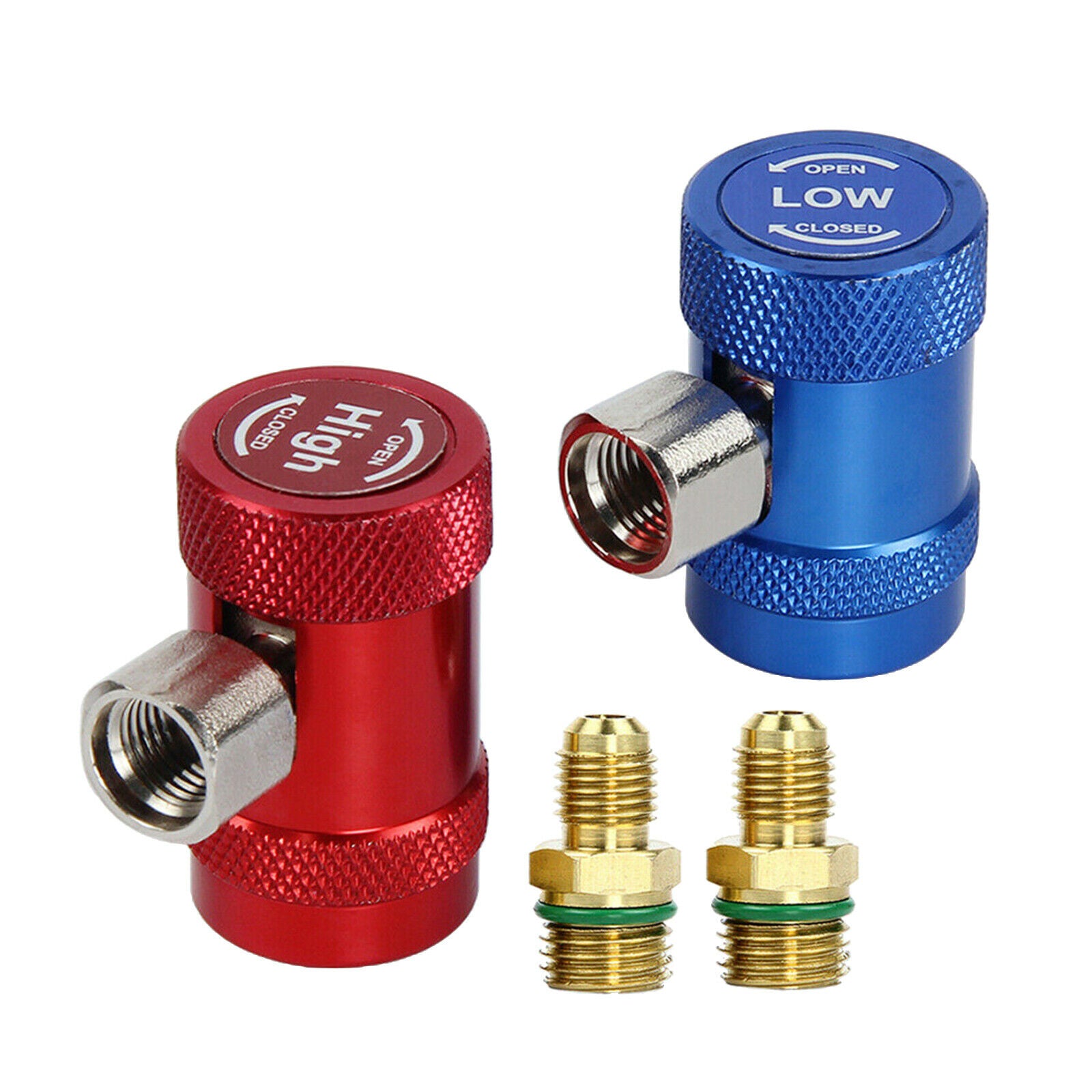 Vehicle R1234yf Quick Couplers Manual Couplers Fitting with 1/4" Male Port