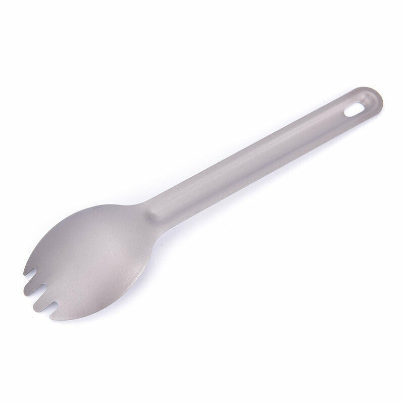 Lightweight Titanium Spoon Outdoor Camping Spork Camping Tablewa.l8