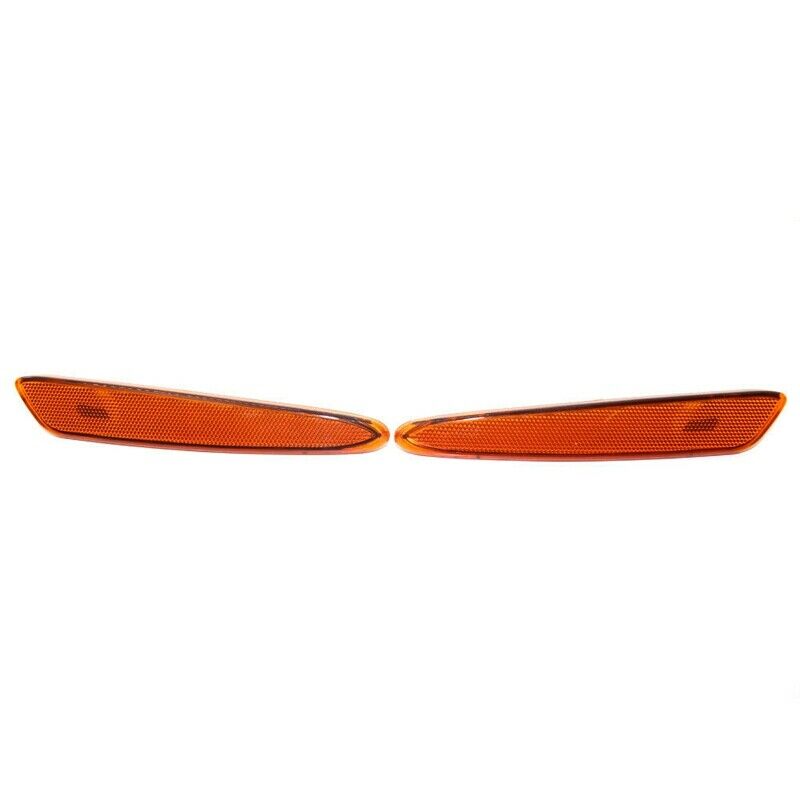 Car Front L&R Side Marker Light Amber for  Corvette C6 2007 GM2551196 GM2550F4F9