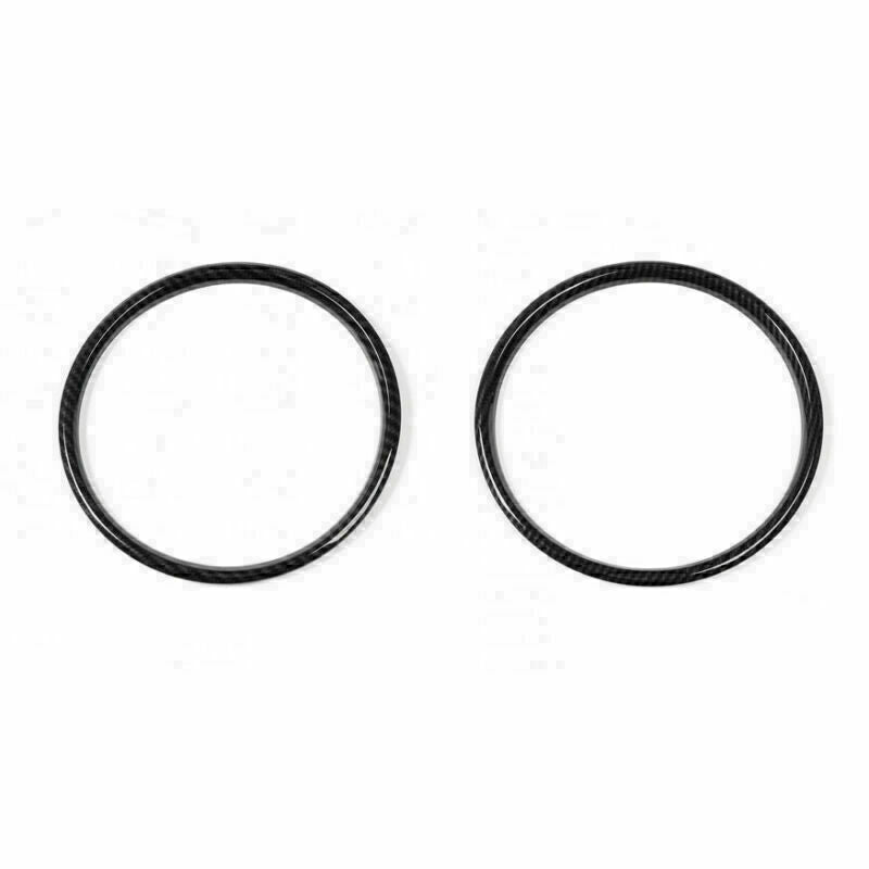 2x ABS Door Sound Speaker Loudspeake Cover Trim Ring For Ford Mustang 15-16 C CN