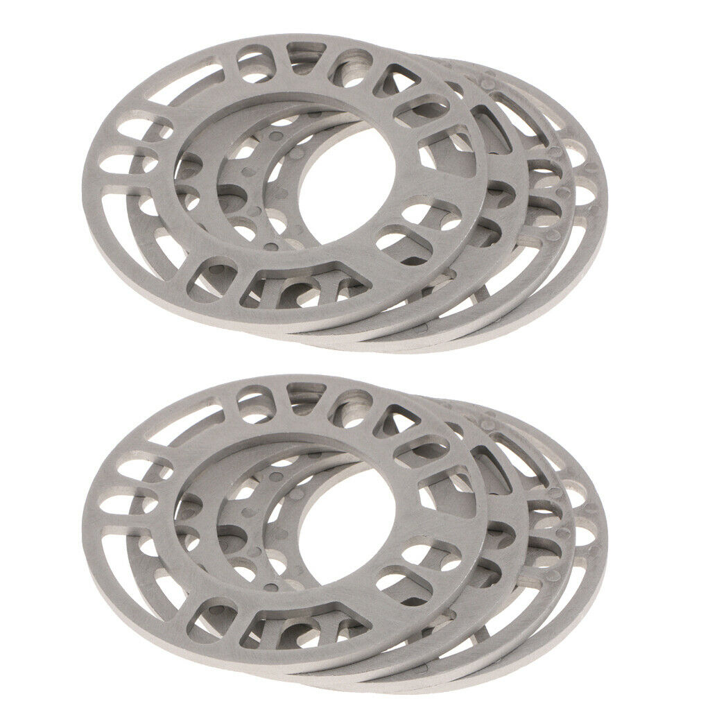 Set of 8 Small 5mm Universal Car Wheel Spacer Thicken Shims for Car Styling