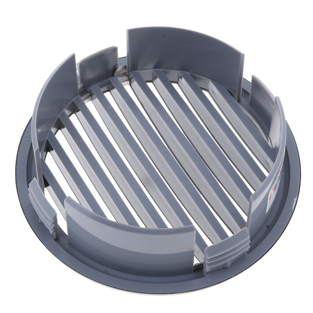 1X Round Louvered Vent - Marine Boat Air Vent, 316 Stainless Steel Caravan Vents