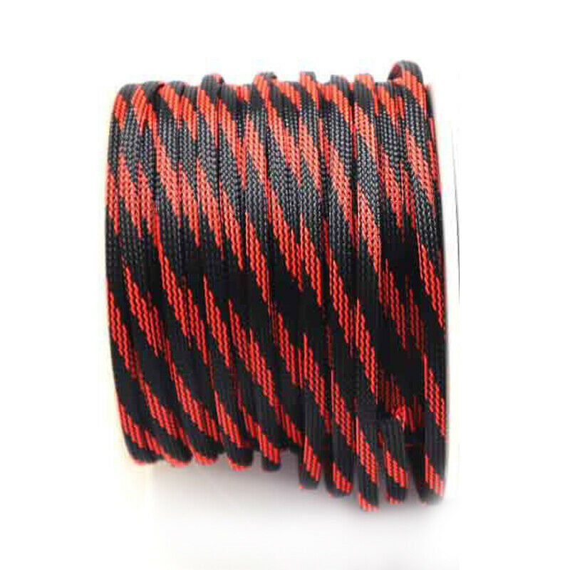 8MM-10MM Car Power Audio Cable Braided Conduit Horn Wire Weave Sleeve Hose Cover