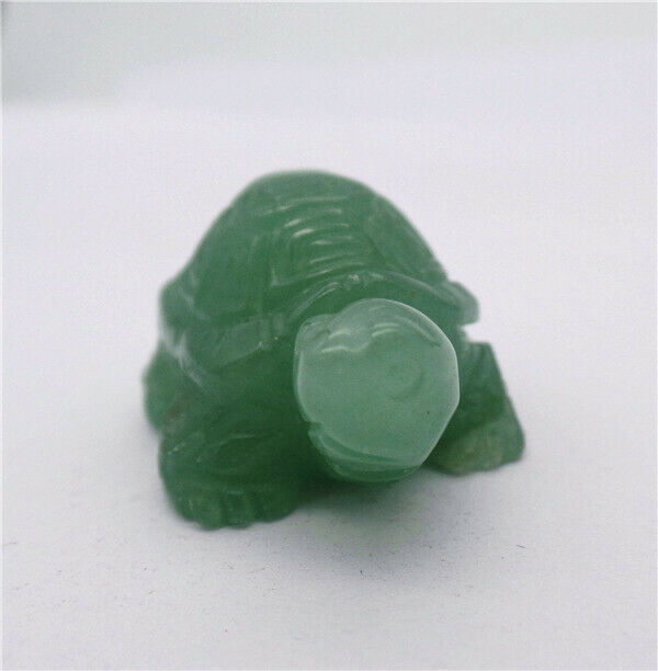 38x24x18mm Natural Green Aventurine Carved Tortoise Decoration Statue HH7911
