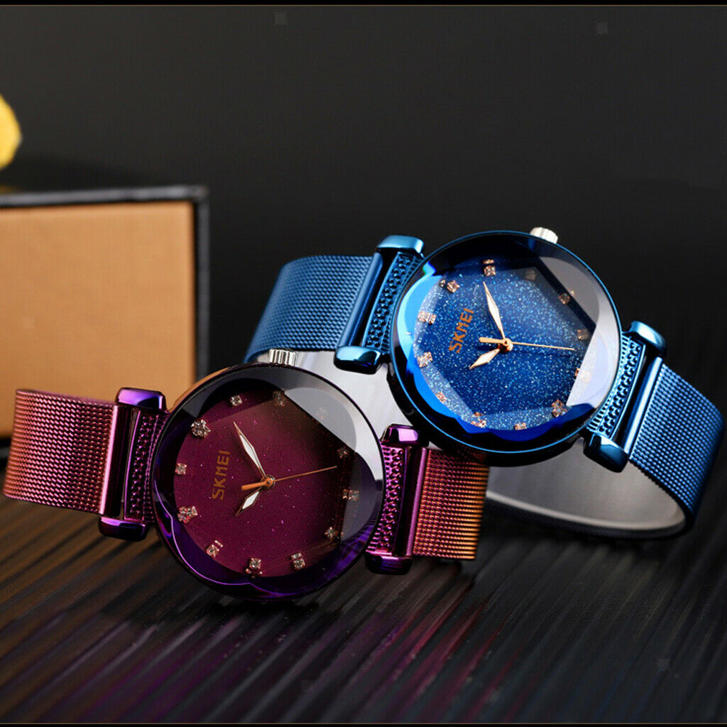 Star lady watch quartz watch electronic watch Blue