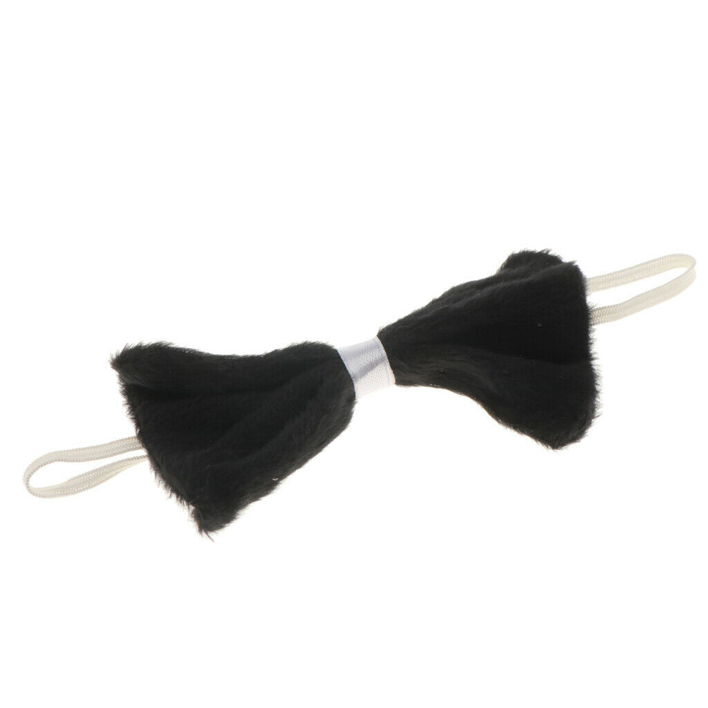 Girl Black Cat Headband Skirt Bowtie Paw Tail Set Fancy Dress Costume Outfit