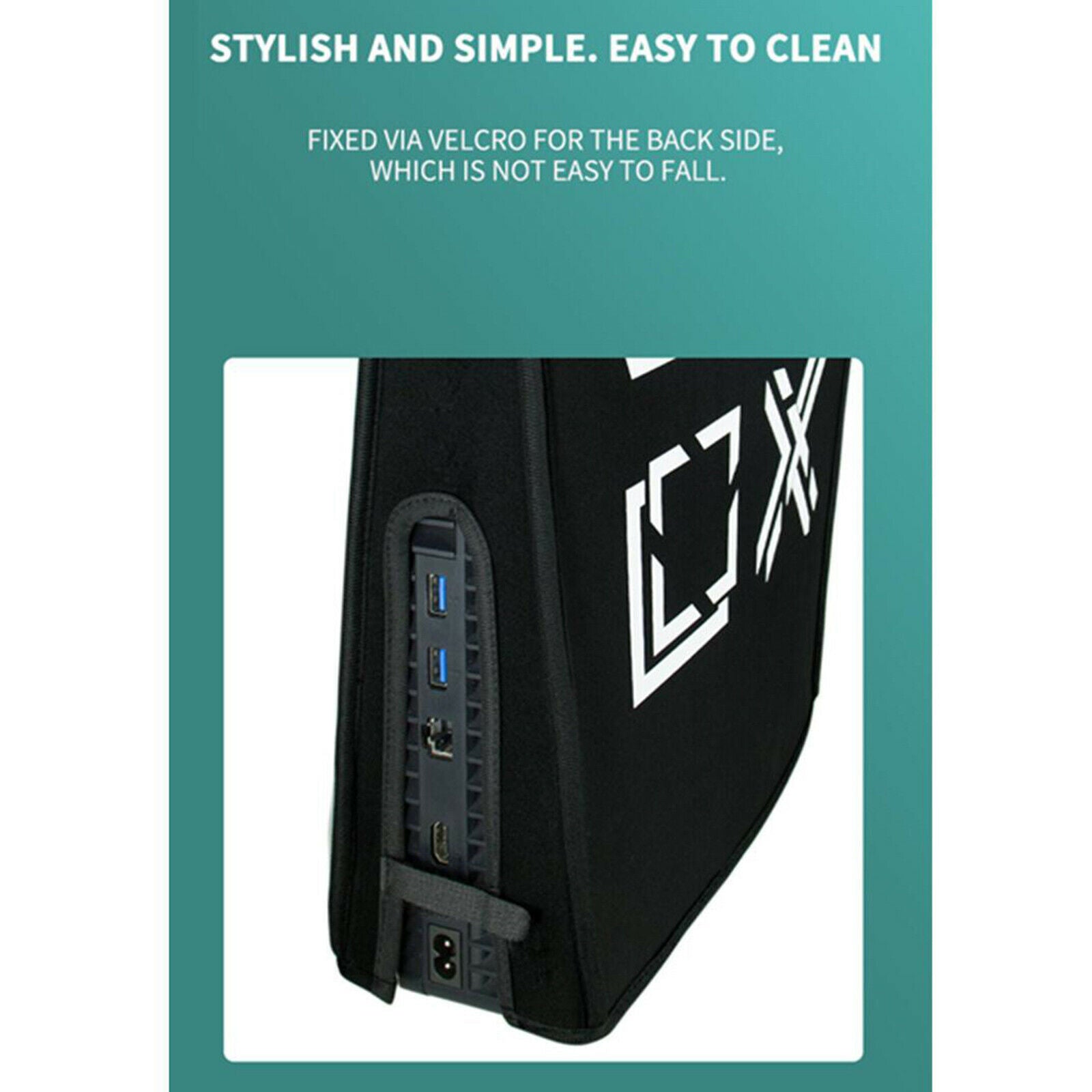 Dust Cover Hood Dust-Proof Scratch- Proof Protective Cover for PS5 Console