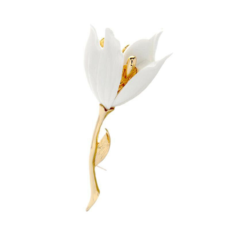 New 1PC Women Jewelry Flower Shape Alloy Tulip Brooch Pin Decor Gift Fashion
