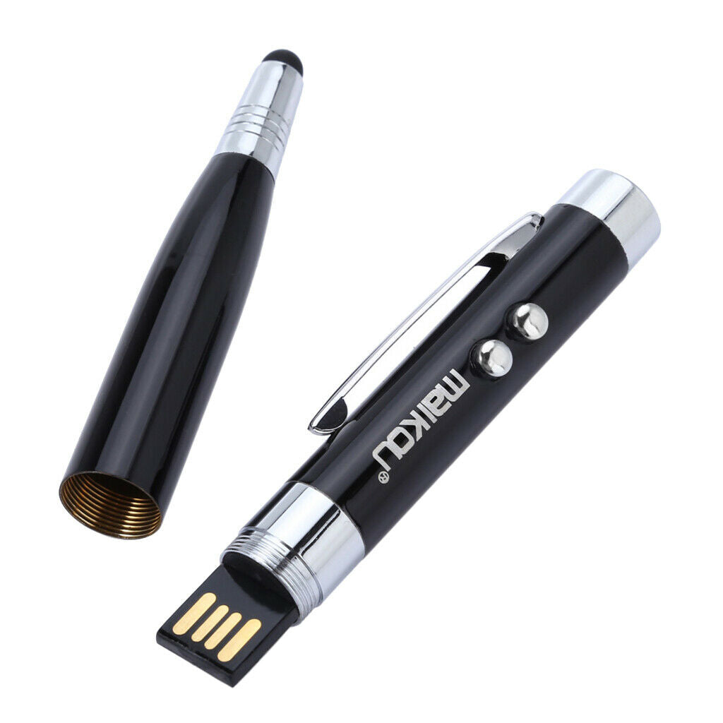 6 in 1 Capacitive Stylus Pen Touch Screen with USB Flash Drive 64GB Black