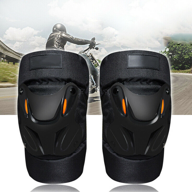 2x Motorcycle Cycling Anti-Fall Short Night Reflection Breathable Knee Protecter