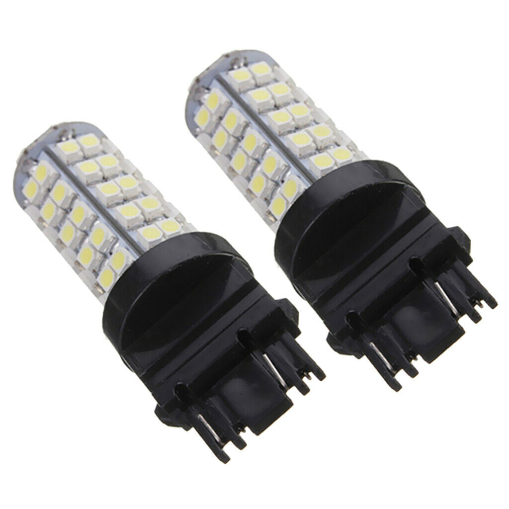 2X 3157 1210 68SMD Car Rear Fog Lamp Brake Reversing Turn Signal Light Bulbs