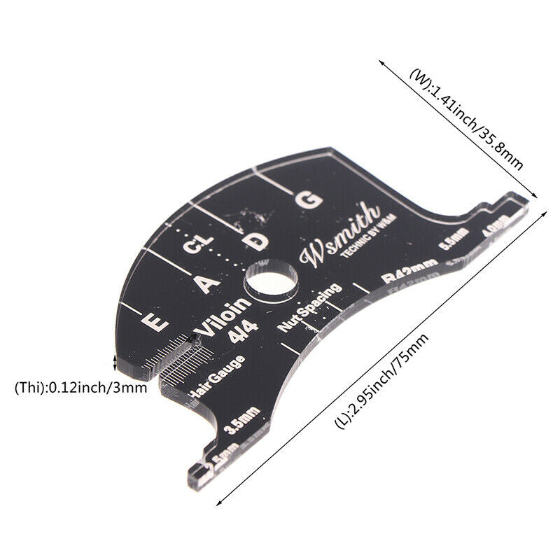 Violin Bridges Multifunctional Mold Template 4/4 Violin Bridges Repair ToolBDAU