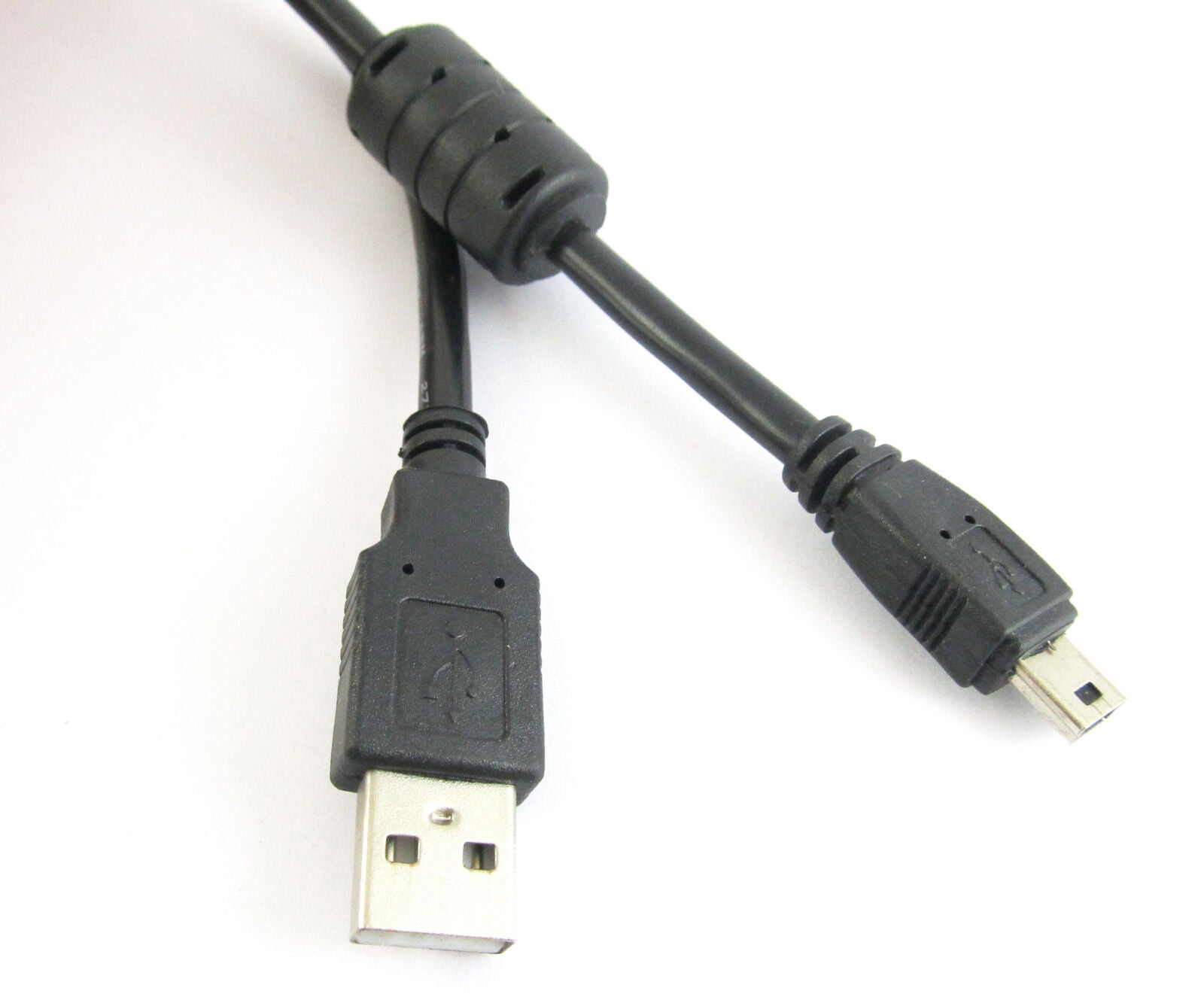 6pcs USB 2.0 4 pin Male Plug to Mini 5 pin Male USB Data Cable 1.5M
