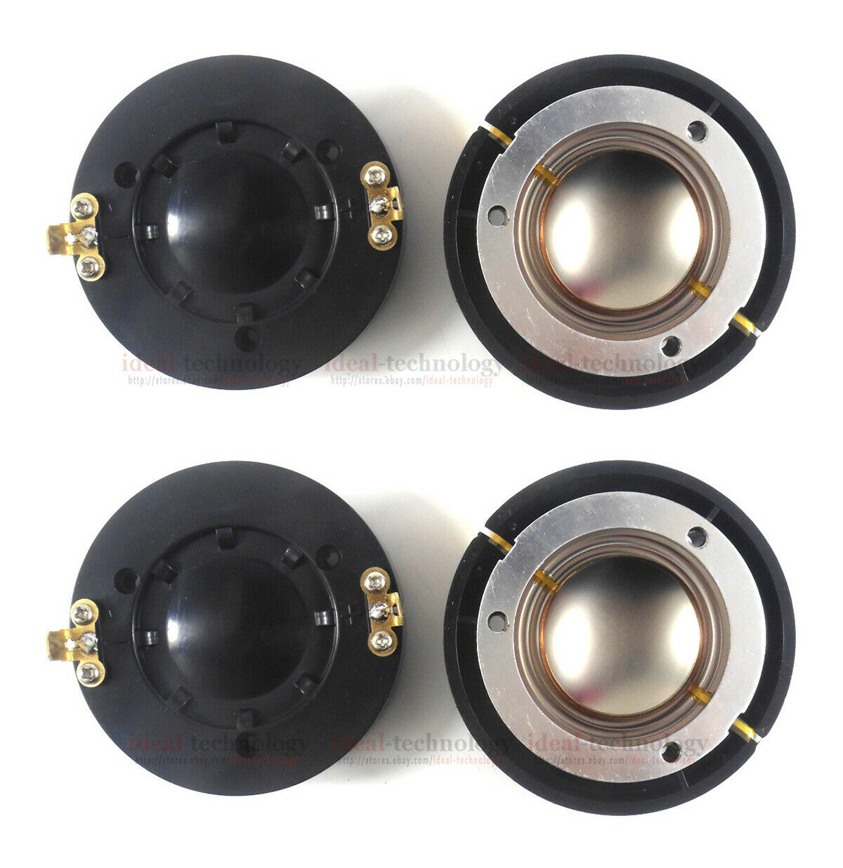 4 x Diaphragm for Behringer Eurolive B212,B215 P Audio PAD-DE34 Alto PS4 8 ohm