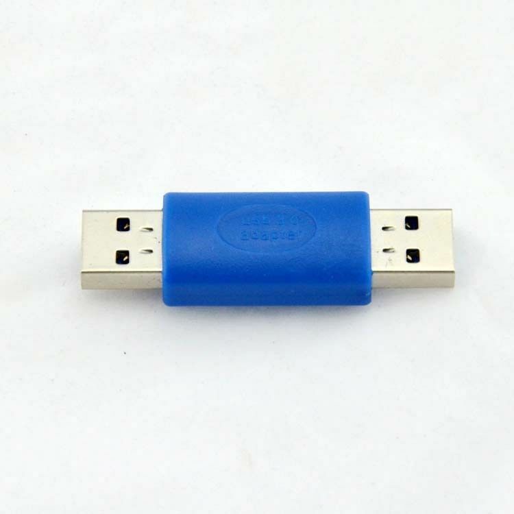 2PCS usb 3.0 male to male Coupler Extension Adapter Joiner Connector