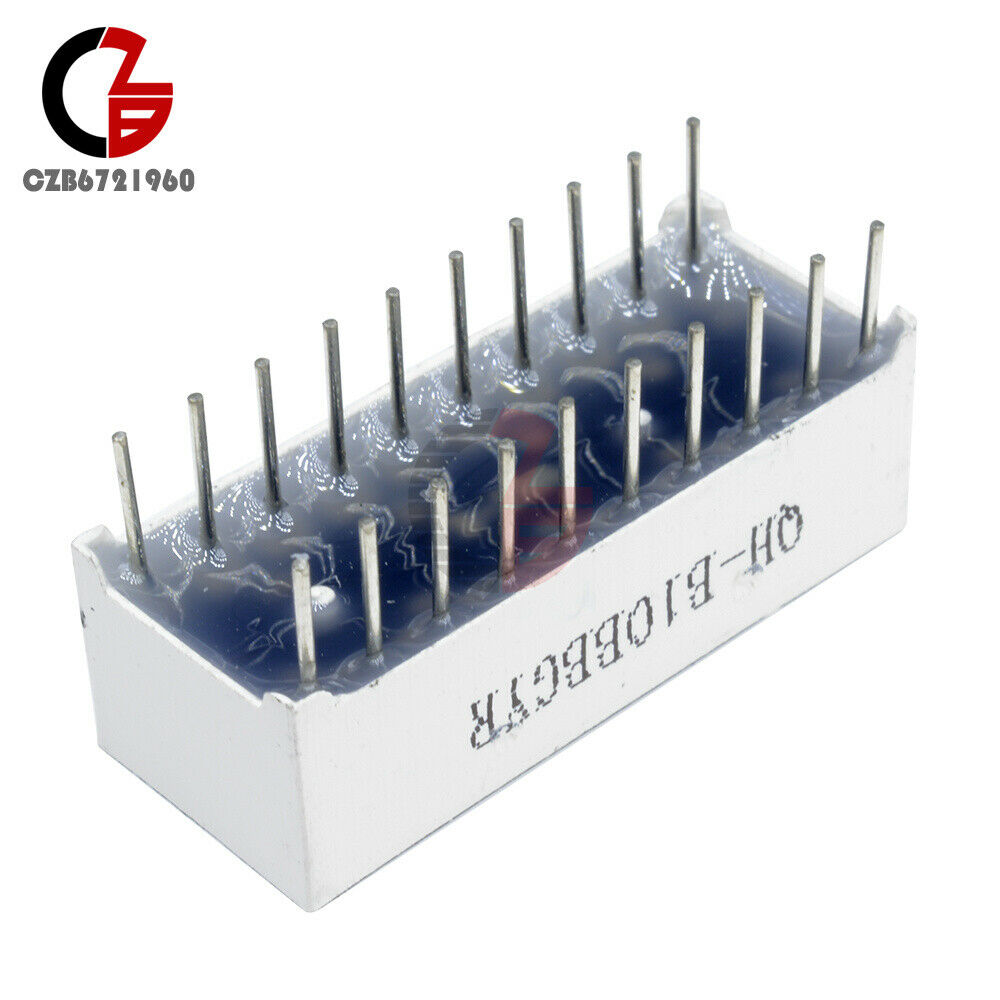 10Pcs 10 Segment 4 Color LED Digital Tube Battery Indicator Bar Light Display
