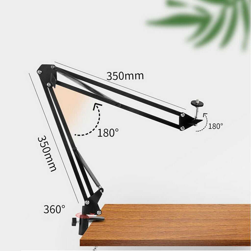 Heavy Duty Extendable Recording Microphone Holder Suspension Boom Scissor Arm