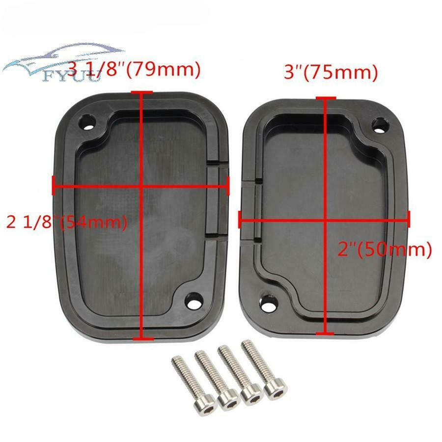 Cut Brake Master Cylinder Front Cover For Motor Touring Street Glide V-Rod CNC