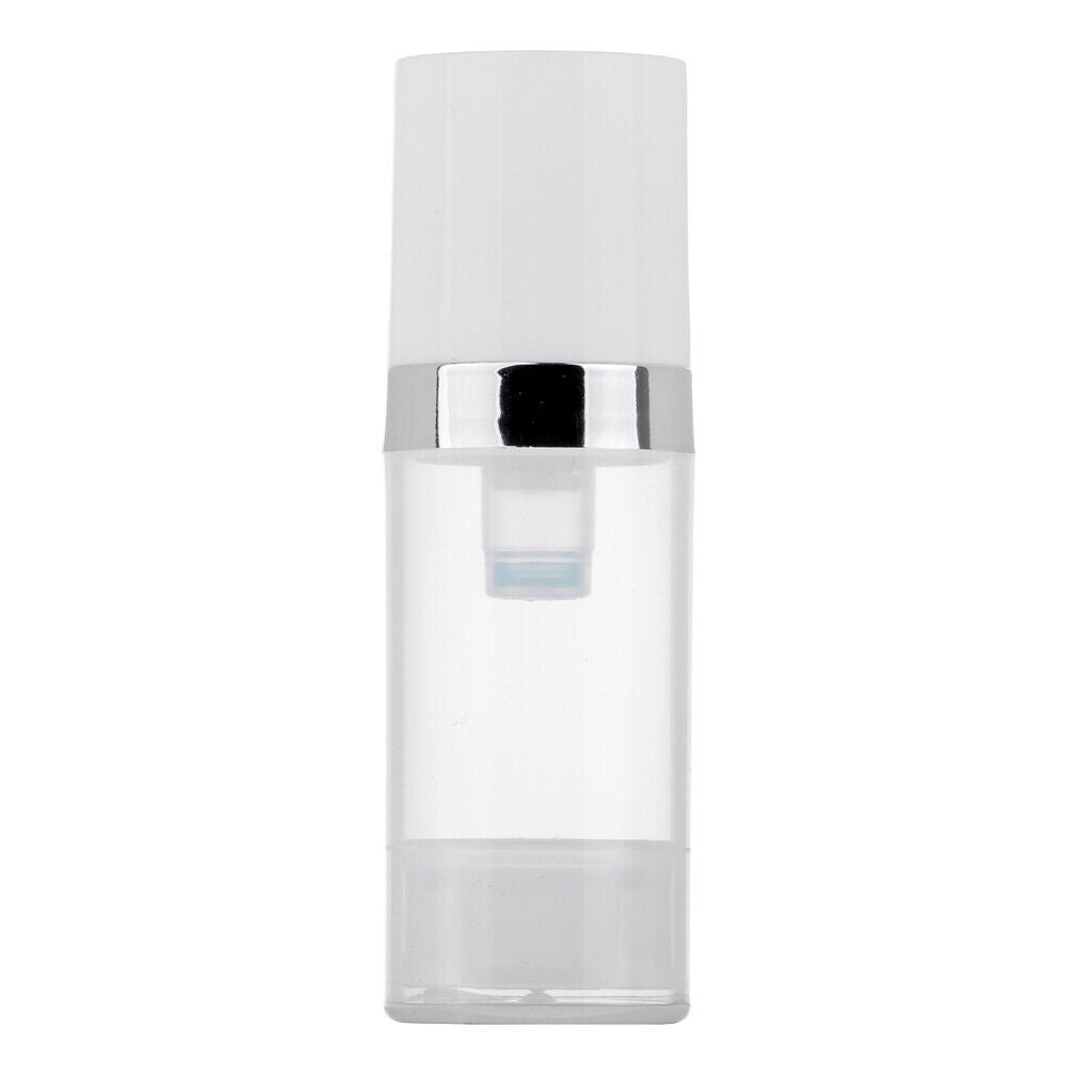 2Pcs 10ml Vacuum Airless Pump Bottle Cosmetic Lotion Container Refillable