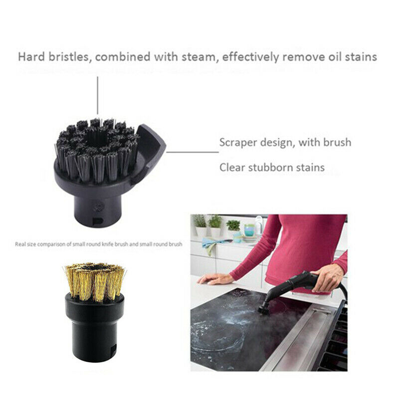 for Karcher SC2 SC3 SC4 SC5 CTK10 CTK20 Window Nozzle Scraper Round Brush foV3C8