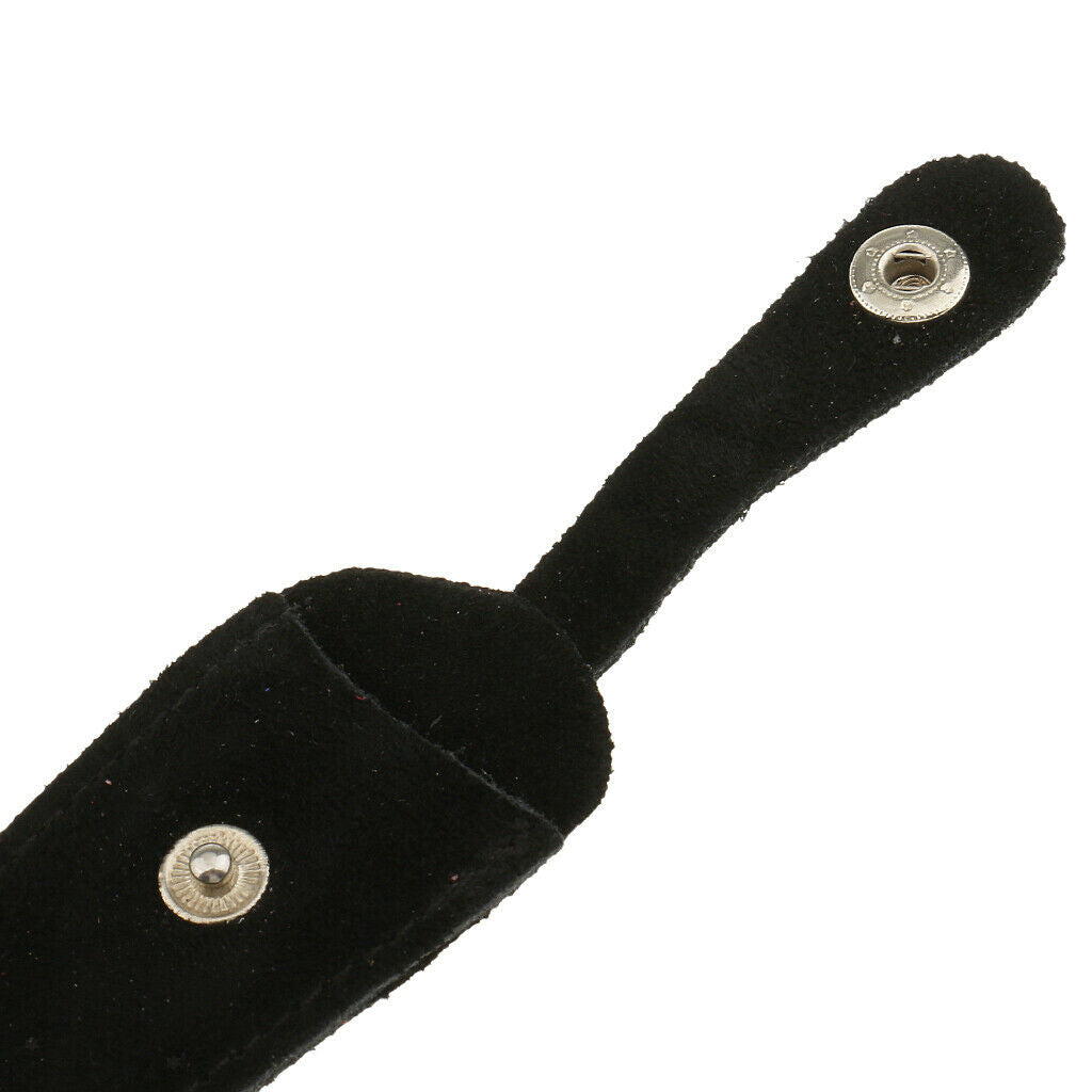 Durable Artificial Leather Hair Cutting Scissors Sheath Pouch Bag - Black
