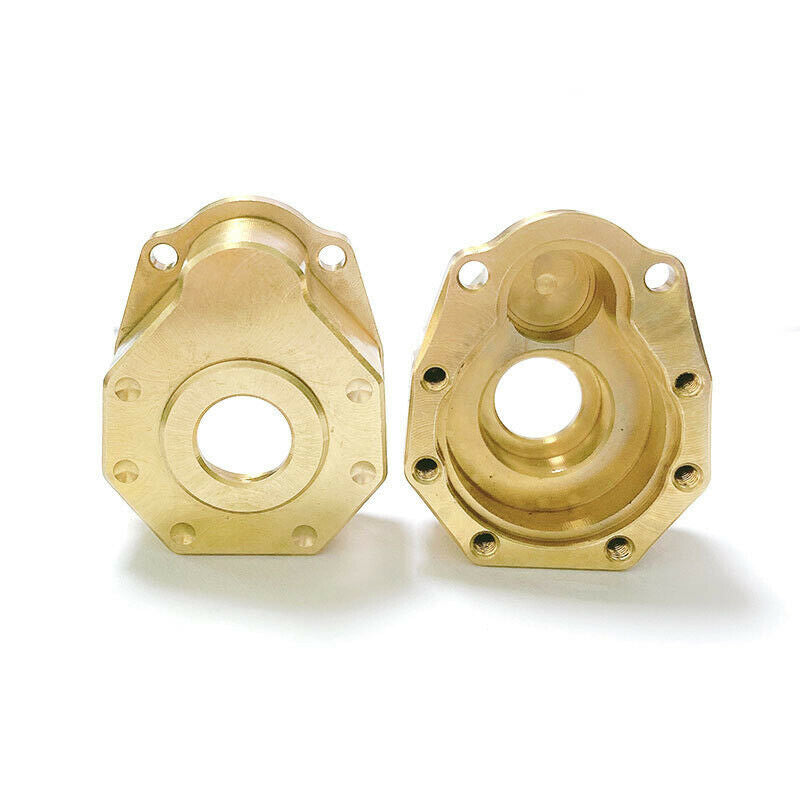 2pcs Heavy Duty Brass Steering Knuckle Portal Cover for 1/10 RC Crawler TRX-BDA